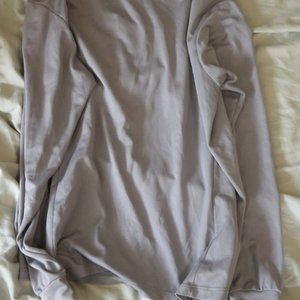B.O.A. Mens Size Large Grey Running Long Sleeve Shirt